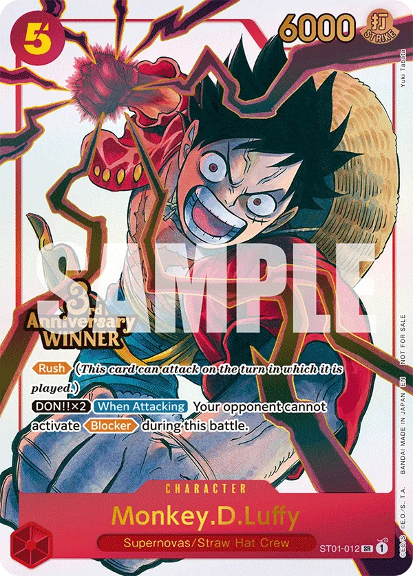 Monkey.D.Luffy ST01-012 One Piece card