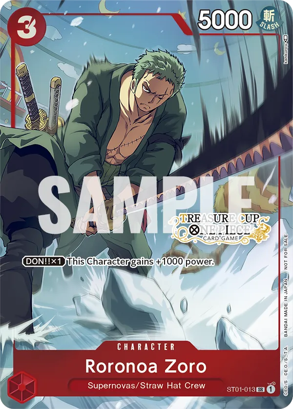 Roronoa Zoro ST01-013 One Piece card