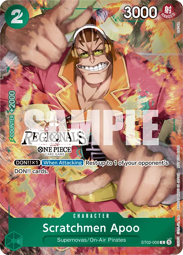 Scratchmen Apoo ST02-008 One Piece card