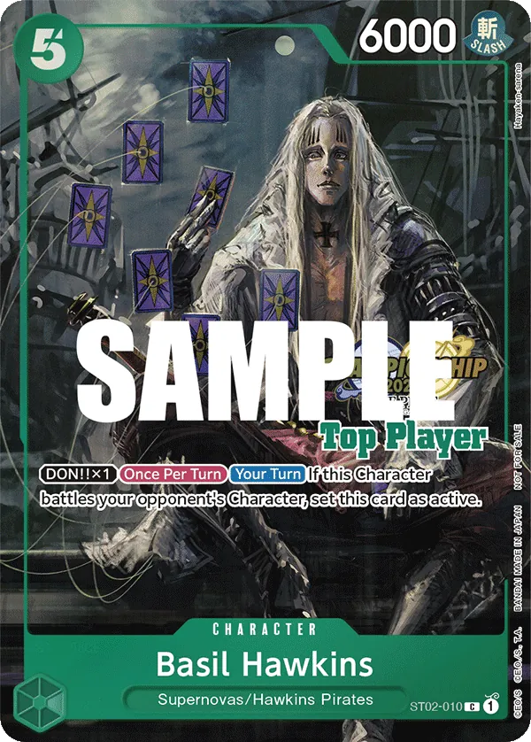 Basil Hawkins ST02-010 One Piece card