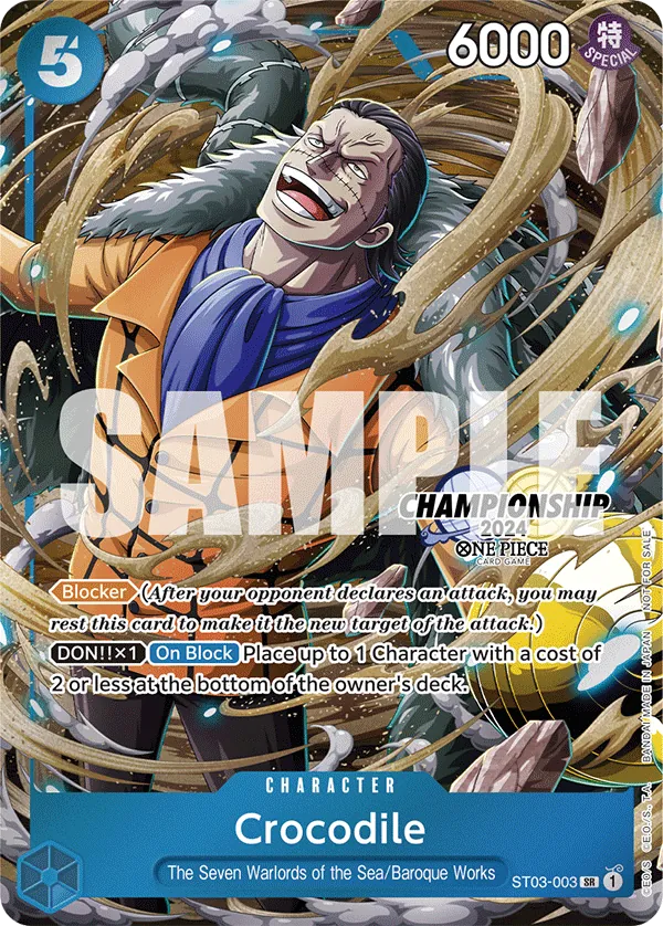 Crocodile ST03-003 One Piece card