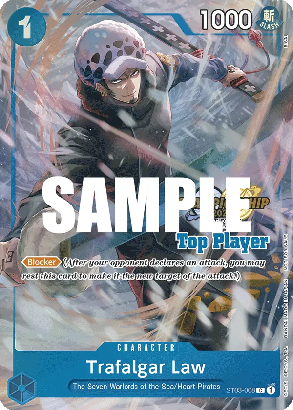Trafalgar Law ST03-008 One Piece card