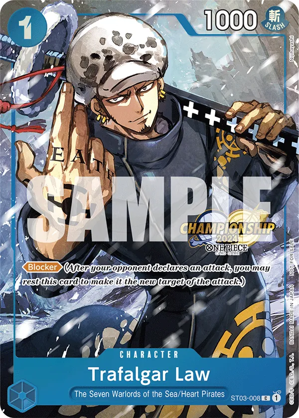 Trafalgar Law ST03-008 One Piece card