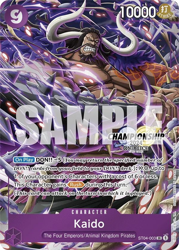 Kaido ST04-003 One Piece card