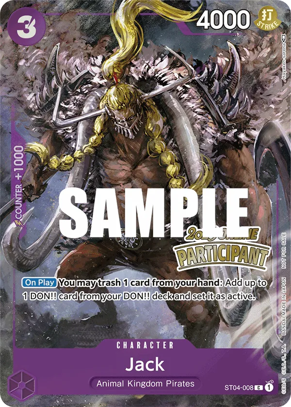 Jack ST04-008 One Piece card