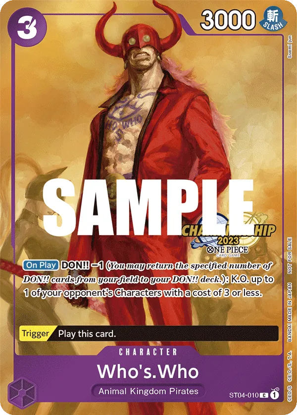 Who's.Who ST04-010 One Piece card