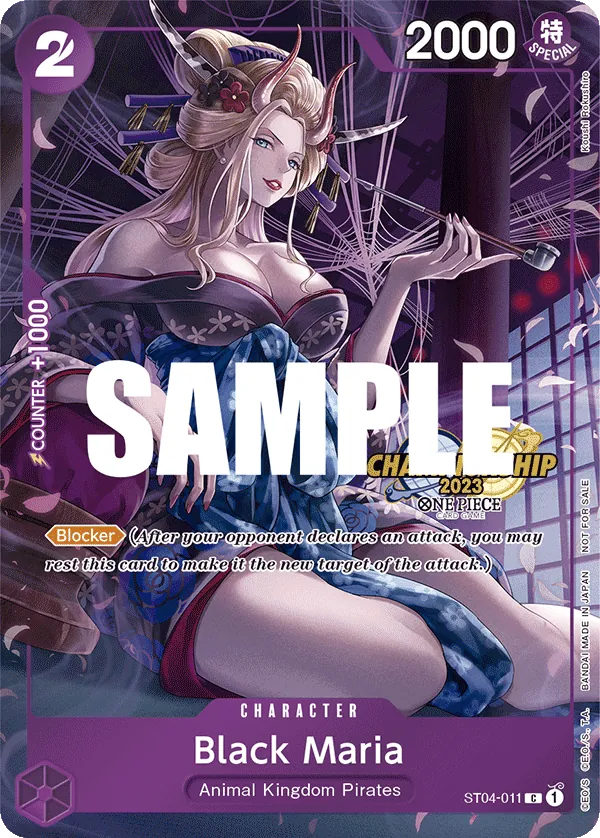 Black Maria ST04-011 One Piece card