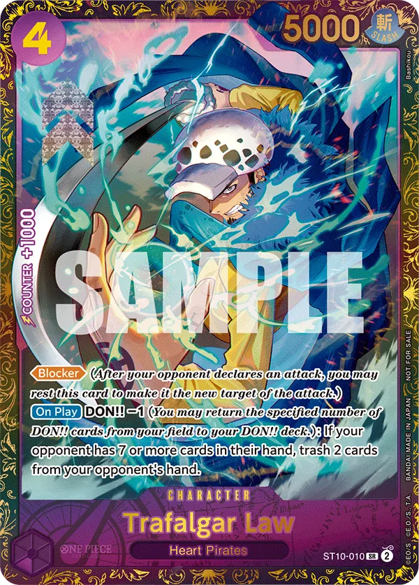 Trafalgar Law ST10-010 One Piece card