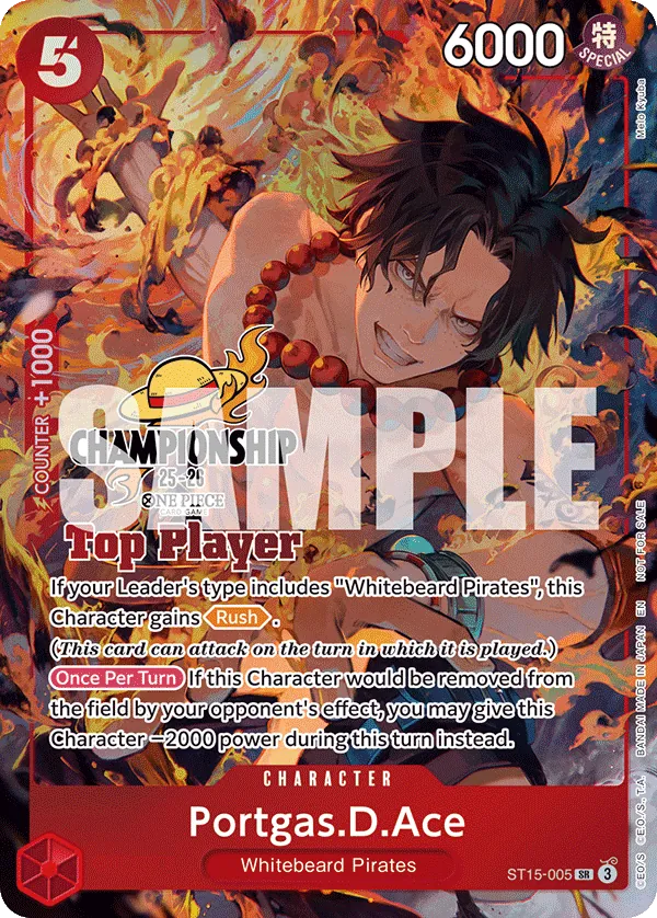 Portgas.D.Ace ST15-005 One Piece card