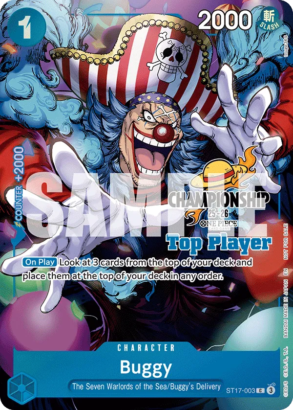 Buggy ST17-003 One Piece card