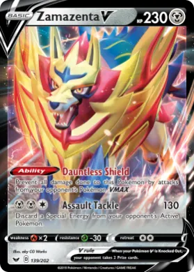 Zamazenta V (SSH 139) Sword & Shield