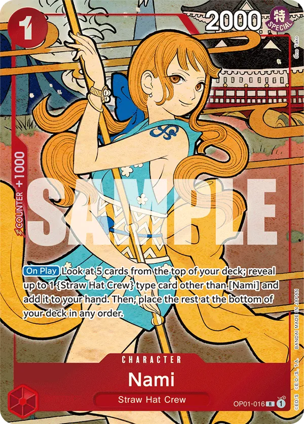 Nami OP01-016 One Piece card
