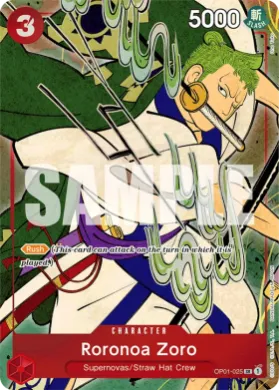 Roronoa Zoro (PB-XX OP01-025) Premium Bandai Products