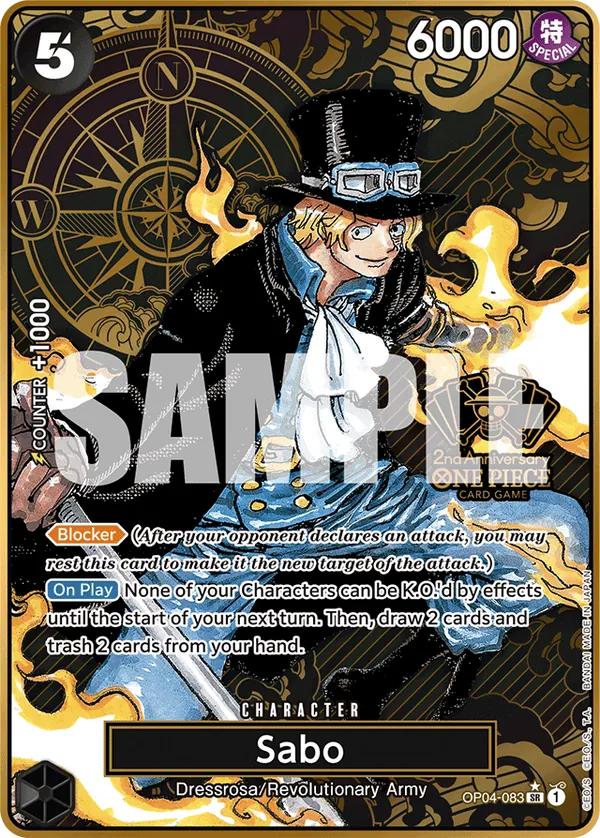Sabo OP04-083 One Piece card