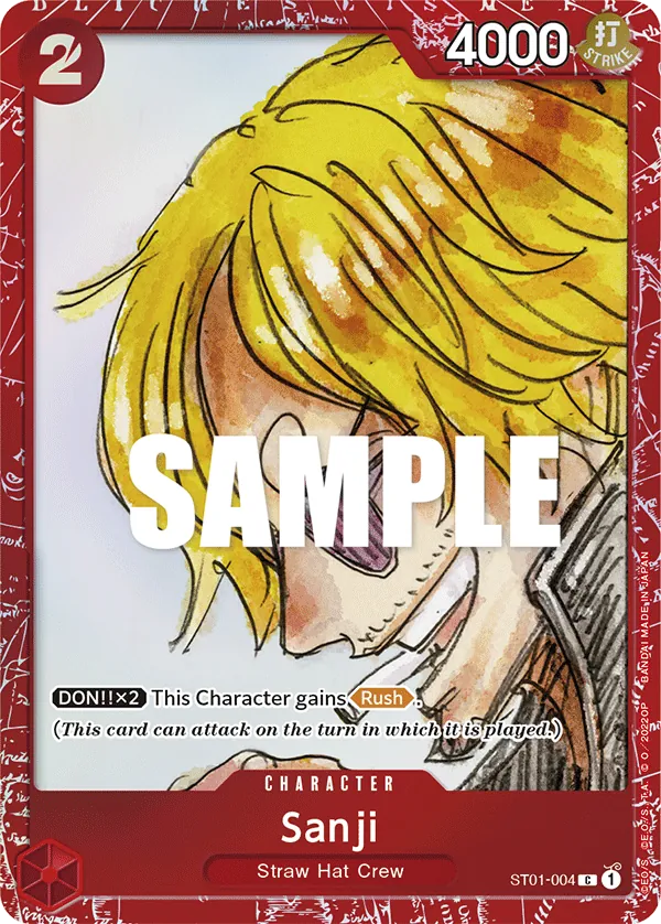 Sanji ST01-004 One Piece card