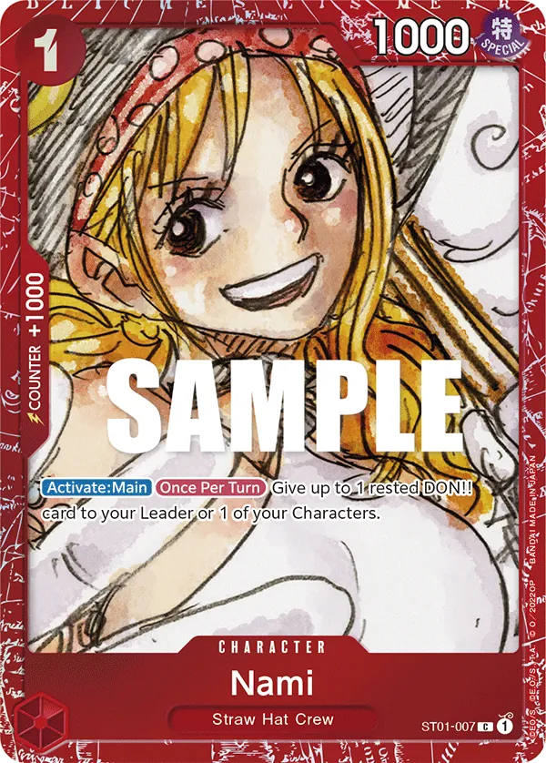 Nami ST01-007 One Piece card