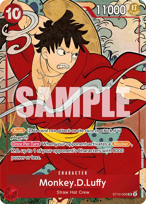 Monkey.D.Luffy ST10-006 One Piece card