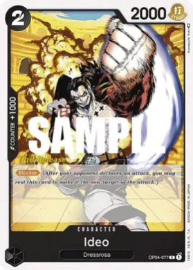 Ideo (OP04P OP04-077) Promos: Kingdoms of Intrigue