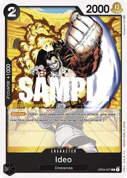 Ideo OP04-077 One Piece card