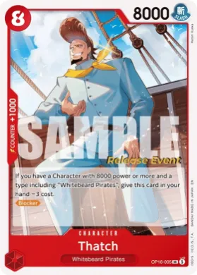 Thatch (OP16P OP16-005) Promos: The Time of Battle