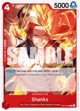 Shanks (OP16P OP16-006) Promos: The Time of Battle