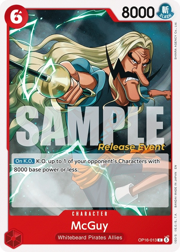 McGuy OP16-013 One Piece card