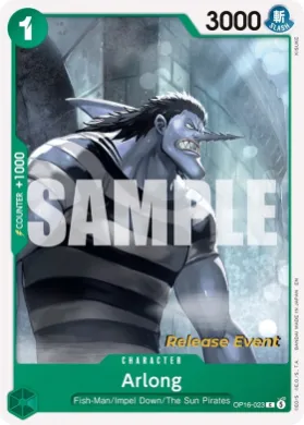 Arlong (OP16P OP16-023) Promos: The Time of Battle