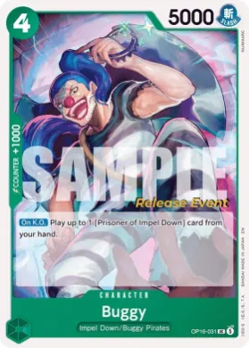 Buggy (OP16P OP16-031) Promos: The Time of Battle