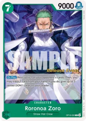 Roronoa Zoro (OP16P OP16-035) Promos: The Time of Battle