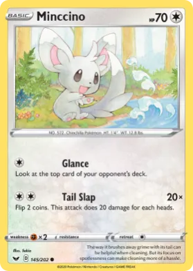 Minccino (SSH 145) Sword & Shield