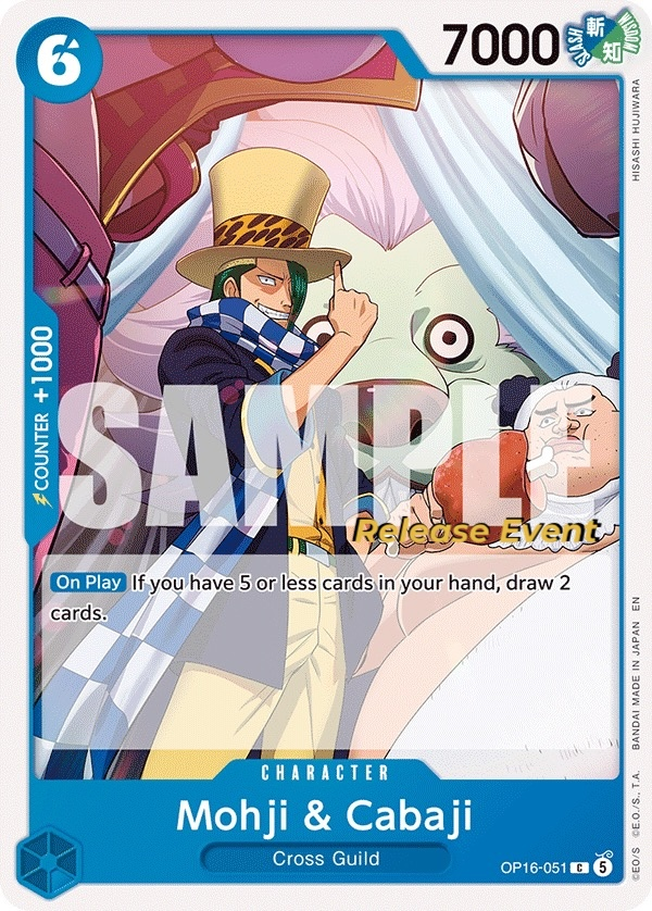 Mohji & Cabaji OP16-051 One Piece card