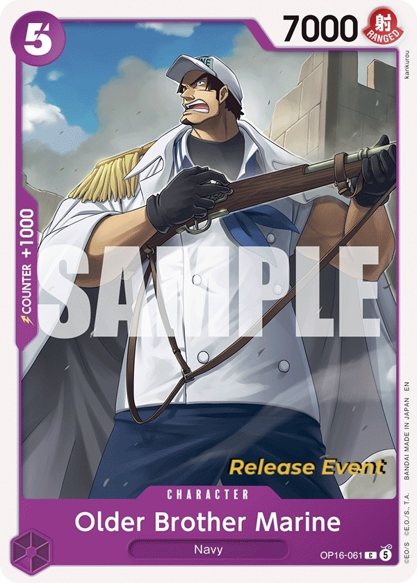 Older Brother Marine OP16-061 One Piece card