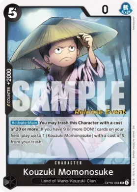 Kouzuki Momonosuke (OP16P OP16-084) Promos: The Time of Battle