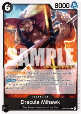 Dracule Mihawk (OP16P OP16-089) Promos: The Time of Battle