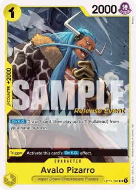 Avalo Pizarro (OP16P OP16-102) Promos: The Time of Battle