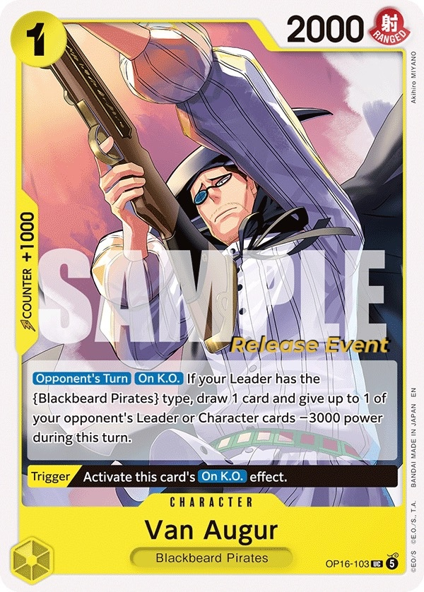 Van Augur OP16-103 One Piece card