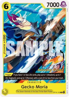 Gecko Moria (OP16P OP16-105) Promos: The Time of Battle