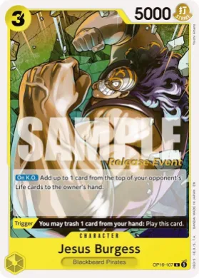 Jesus Burgess (OP16P OP16-107) Promos: The Time of Battle
