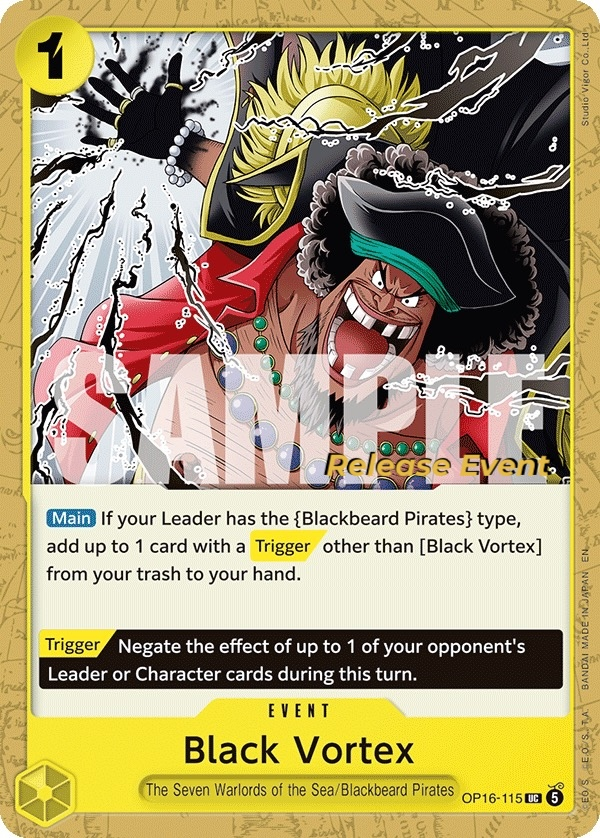 Black Vortex OP16-115 One Piece card