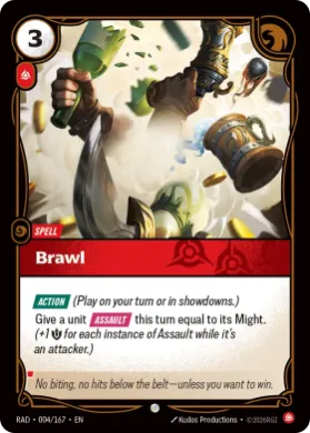Brawl (RAD RAD-004/167) Radiance