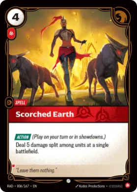 Scorched Earth (RAD RAD-006/167) Radiance