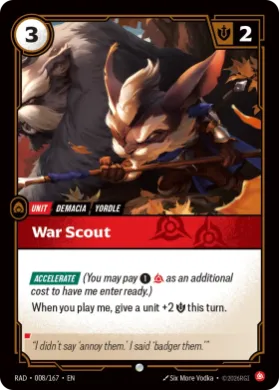 War Scout (RAD RAD-008/167) Radiance