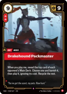 Drakehound Packmaster (RAD RAD-018/167) Radiance