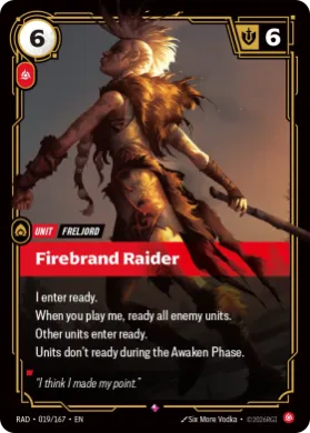 Firebrand Raider (RAD RAD-019/167) Radiance