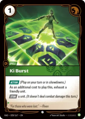 Ki Burst (RAD RAD-028/167) Radiance