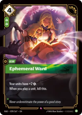 Ephemeral Ward (RAD RAD-039/167) Radiance
