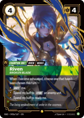Riven, Broken Blade (RAD RAD-043a/167) Radiance