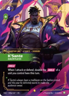K'Sante, Dauntless (RAD RAD-045a/167) Radiance