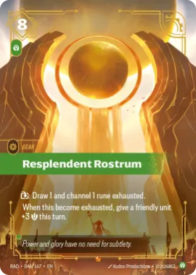 Resplendent Rostrum (RAD RAD-046/167) Radiance