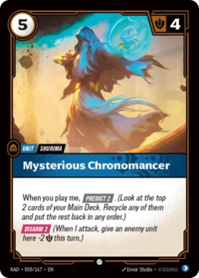 Mysterious Chronomancer (RAD RAD-050/167) Radiance